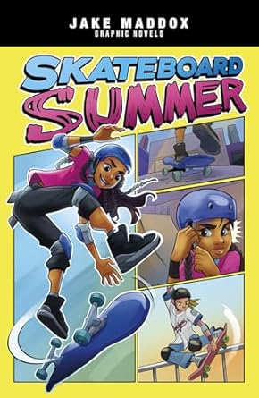 Skateboard Summer (Jake Maddox Graphic Novels)