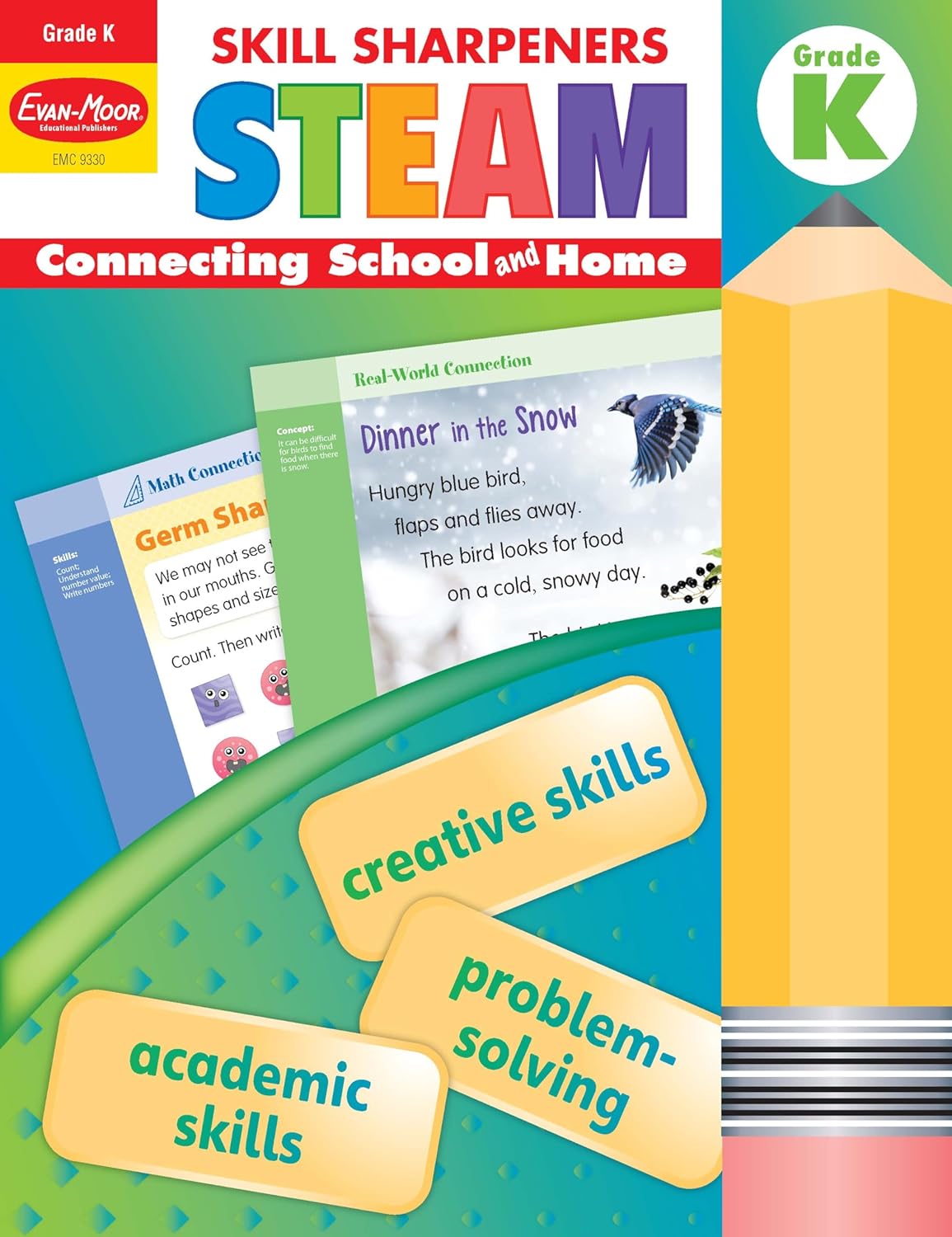 Skill Sharpeners: Steam, Kindergarten Workbook