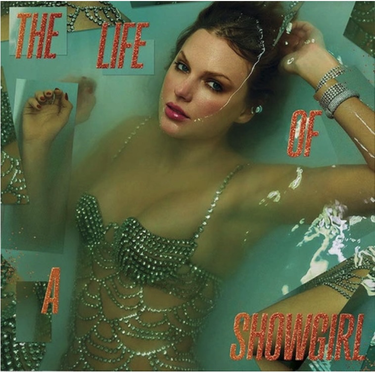 Taylor Swift The Life of a Showgirl LP (Portofino Orange Glitter Vinyl)