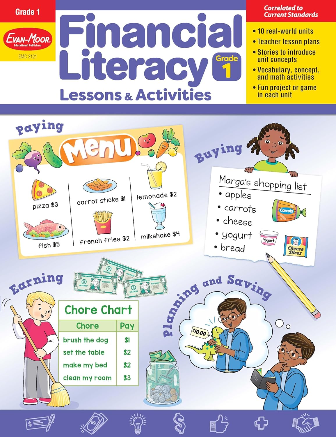 Financial Literacy Lessons & Activities, Grade 1