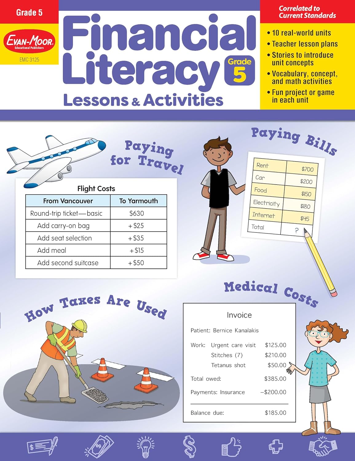 Financial Literacy Lessons & Activities, Grade 5