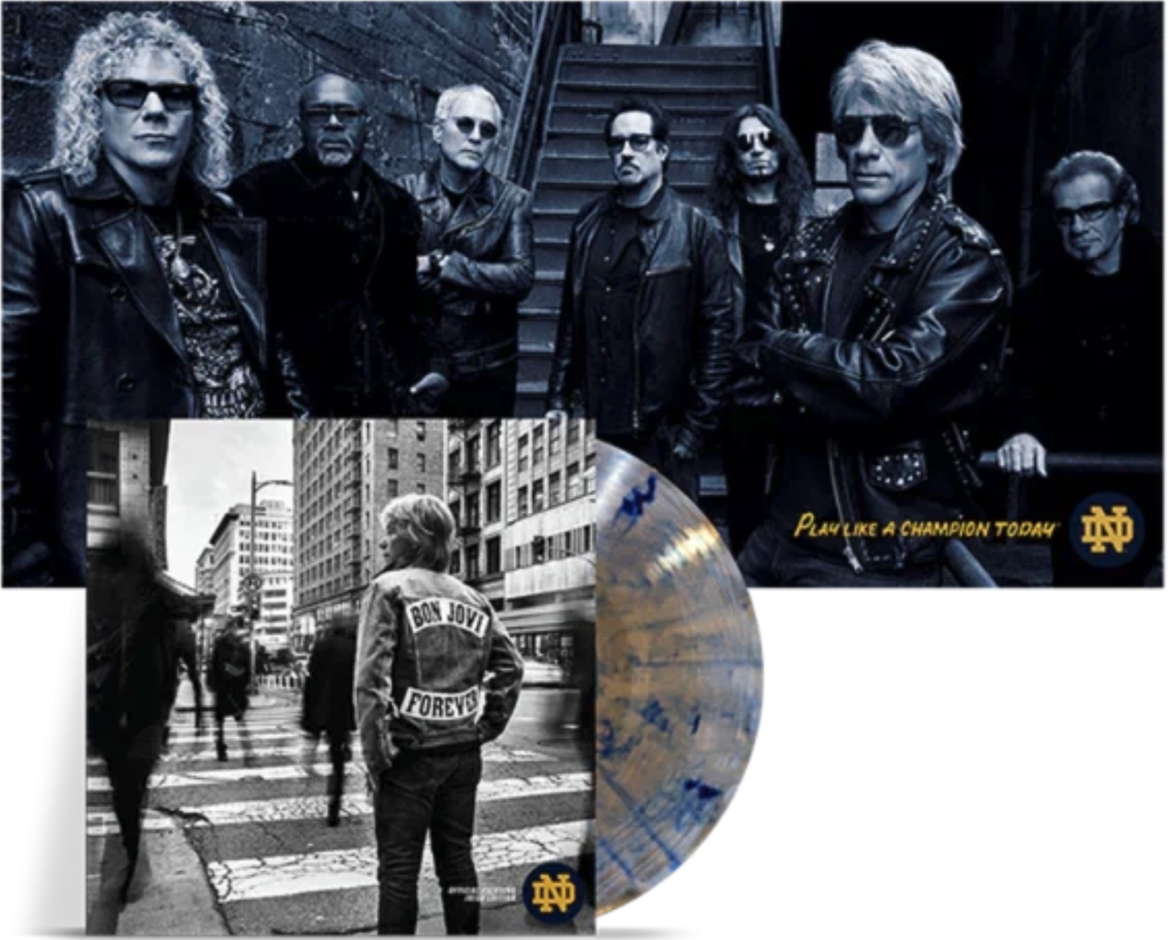 Bon Jovi Forever LP Notre Dame Vinyl (Limited Edition)